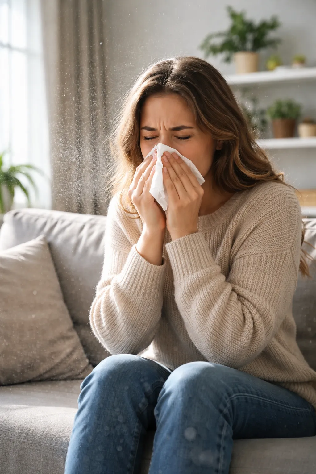 vacuum cleaner to relieve the dust